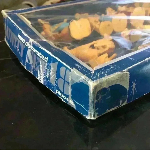 Vintage 50s 60s Art Plastic Nativity set made in Hong Kong. Complete 18-pc set - Picture 12 of 13